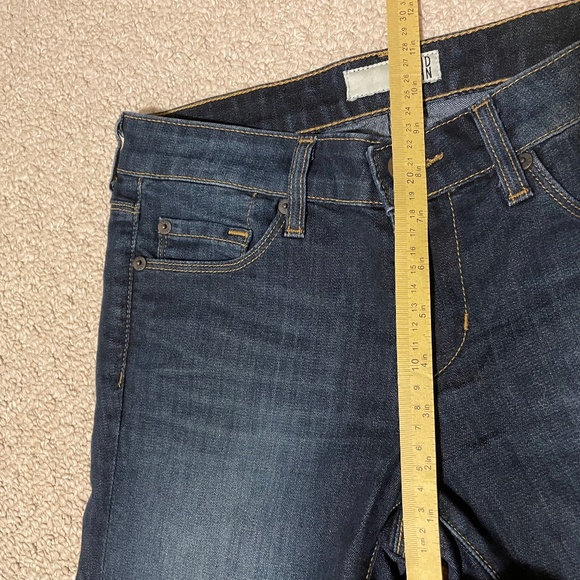 David Kahn Dark Wash Denim Skinny Boot Cut Jeans 26 - Picture 7 of 7